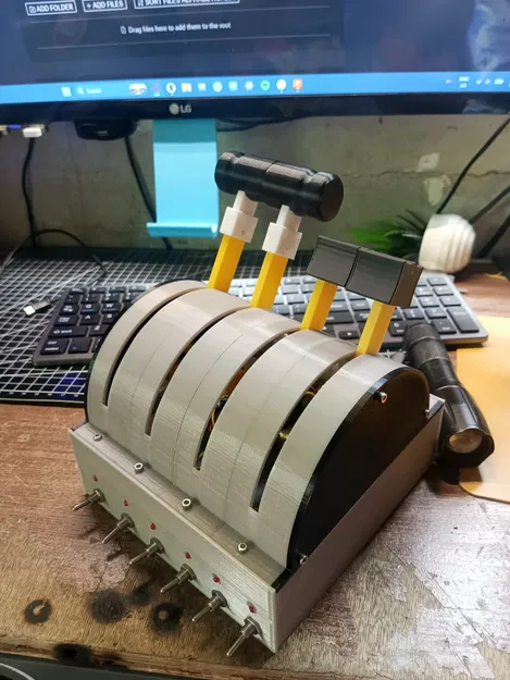 Tay ga (Throttle) 4 trục cho trình mô phỏng bay - Image 1