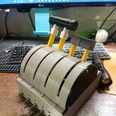 Tay ga (Throttle) 4 trục cho trình mô phỏng bay