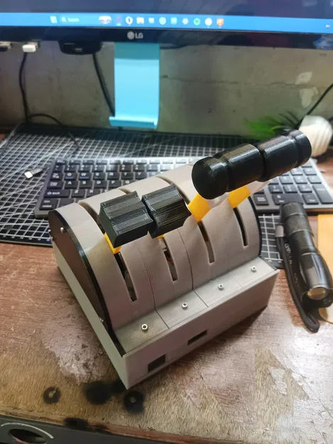 Tay ga (Throttle) 4 trục cho trình mô phỏng bay - Image 2