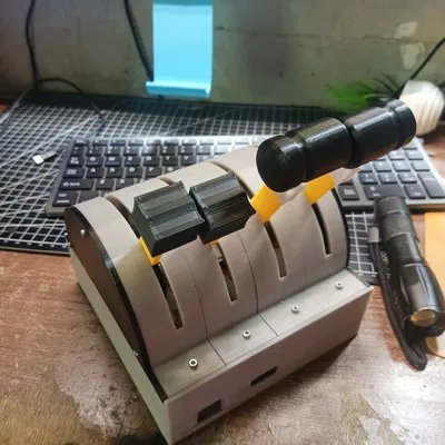 Tay ga (Throttle) 4 trục cho trình mô phỏng bay