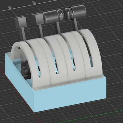 Tay ga (Throttle) 4 trục cho trình mô phỏng bay
