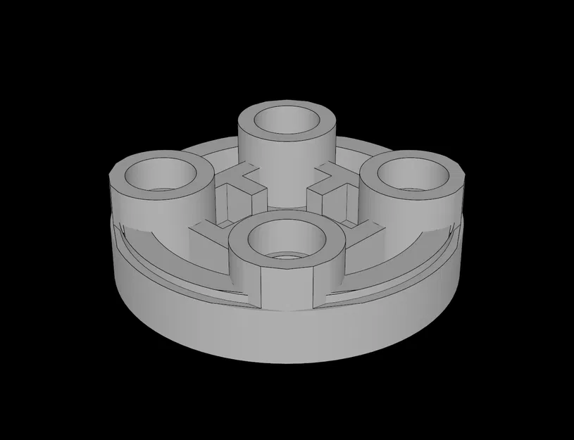 Mảnh ghép Lego tương thích 2x2 tròn đảo ngược (3D Printable) - Image 1
