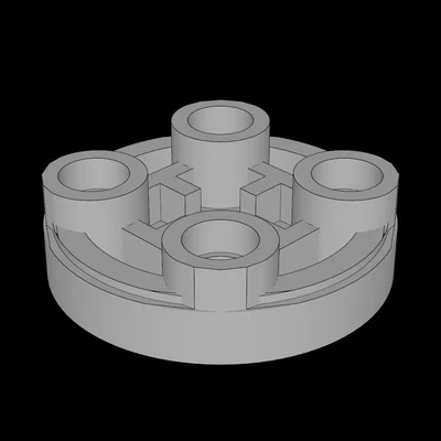 Mảnh ghép Lego tương thích 2x2 tròn đảo ngược (3D Printable)