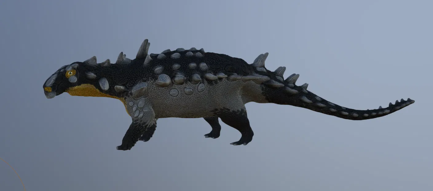 Mô hình khủng long Acanthopholis 3D cực chi tiết cho người đam mê - Image 1