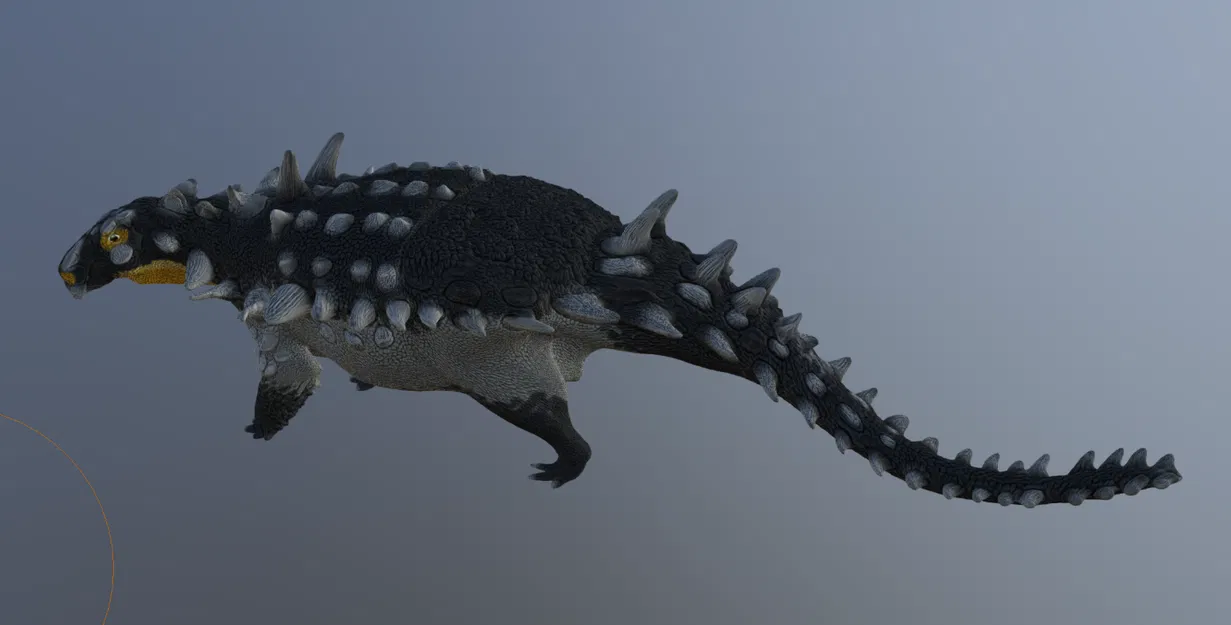 Mô hình khủng long Acanthopholis 3D cực chi tiết cho người đam mê - Image 3