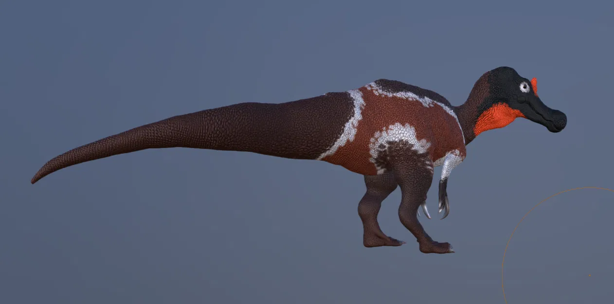 Mô hình in 3D khủng long Baryonyx chi tiết chân thực - Image 2