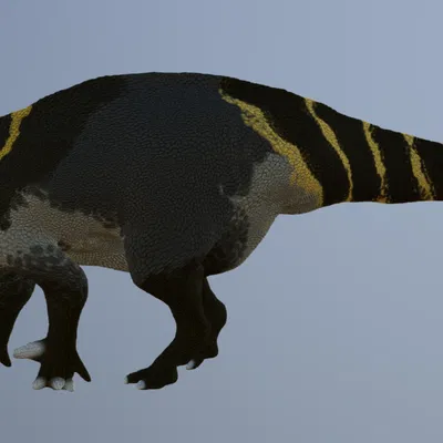 Mô hình 3D khủng long Brightstoneus - Iguanodontid thời Phấn trắng