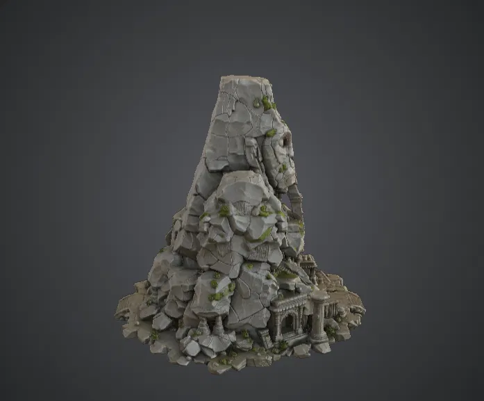 Đền Thờ Mặt Đá Trên Núi – Lối Vào Pháo Đài Đá Giả Tưởng - Image 2