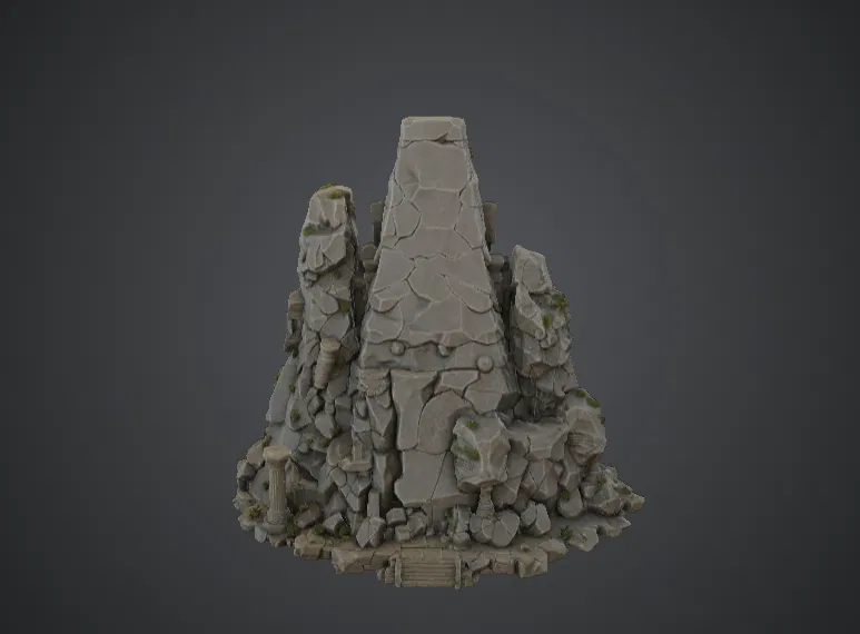 Đền Thờ Mặt Đá Trên Núi – Lối Vào Pháo Đài Đá Giả Tưởng - Image 3