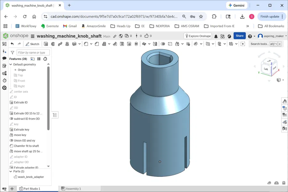 Adapter Cho Núm Vặn Máy Giặt - Image 1