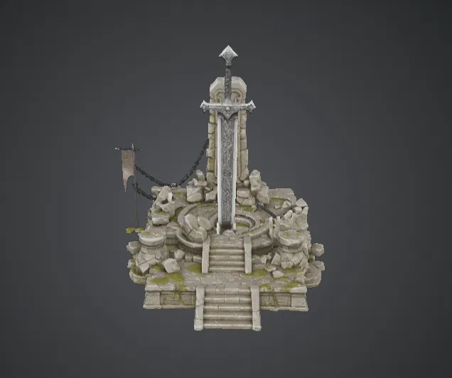 Tượng đài Kiếm trong Đá - Đền thờ Bảo kiếm Huyền thoại - Image 1