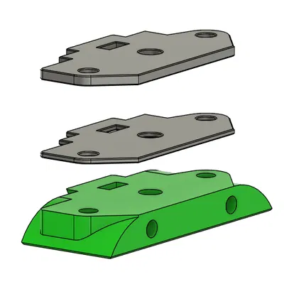 Miếng đệm (shim spacers) Orbiter 2 cho Dragonburner