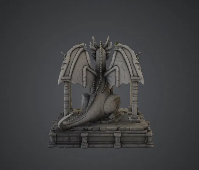 Tượng Rồng Hộ Vệ Ngôi Đền – Đền Thờ Rồng Cổ Đại - Image 3