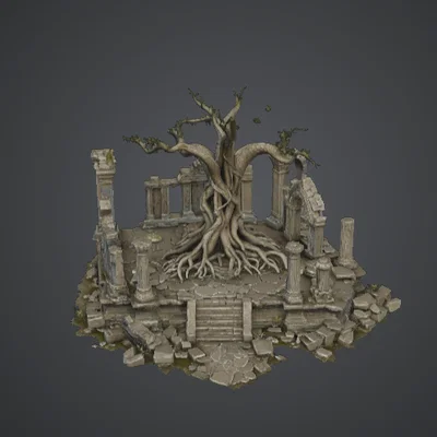 Đền Cổ Thụ Hoang Phế – Phế Tích Cây Linh Thiêng Giả Tưởng