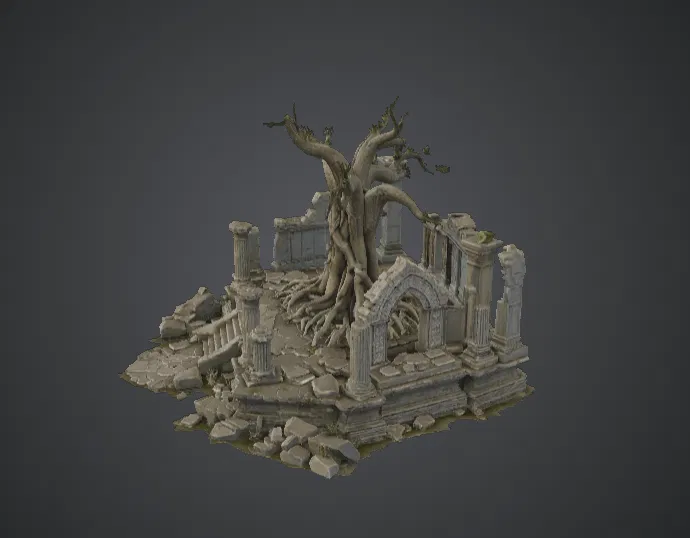 Đền Cổ Thụ Hoang Phế – Phế Tích Cây Linh Thiêng Giả Tưởng - Image 2