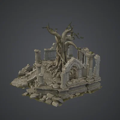 Đền Cổ Thụ Hoang Phế – Phế Tích Cây Linh Thiêng Giả Tưởng