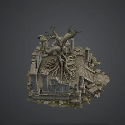 Đền Cổ Thụ Hoang Phế – Phế Tích Cây Linh Thiêng Giả Tưởng