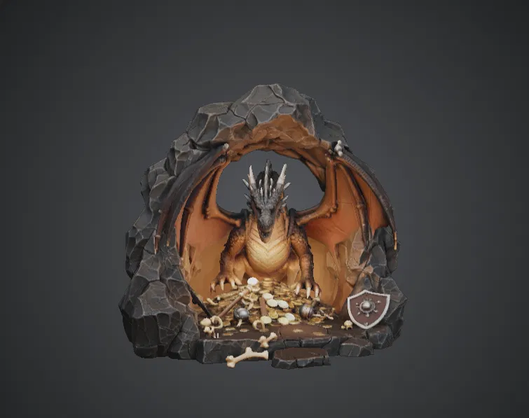 Dragon Hoard Cave – Rồng Canh Giữ Kho Báu - Image 1