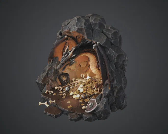 Dragon Hoard Cave – Rồng Canh Giữ Kho Báu - Image 2