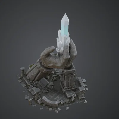 Bàn Tay Hộ Vệ Tinh Thể Cổ Xưa