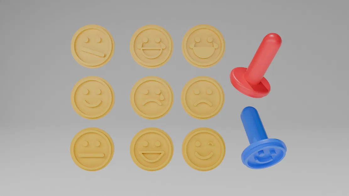 Bộ con dấu cảm xúc Emoji (Emoji Mood Stamps) cho bé sáng tạo - Image 2