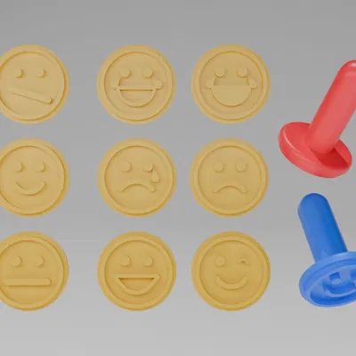 Bộ con dấu cảm xúc Emoji (Emoji Mood Stamps) cho bé sáng tạo