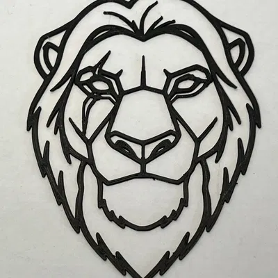 Mô hình nghệ thuật treo tường 2D Scar (Lion King) trang trí độc đáo