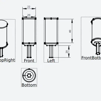 Đầu mài nhám tự chế cho máy khoan (Drill Sanding Bit) - In 3D tiện lợi