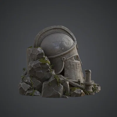 Đền Thờ Mũ Chiến Binh Cổ Đại – Lối Vào Hầm Ngục Hình Mũ Khổng Lồ