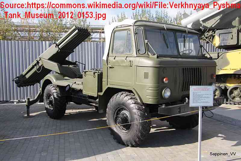 GAZ 66 - Phiên bản xe phóng tên lửa BM21 Grad V đổ bộ đường không - Image 2