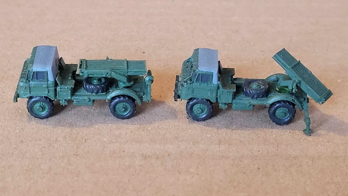 GAZ 66 - Phiên bản xe phóng tên lửa BM21 Grad V đổ bộ đường không - Image 4