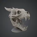Dragon Skull Bust – Mô hình đầu rồng có sừng - Thumbnail 3
