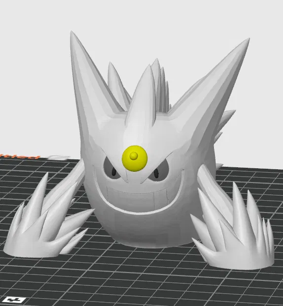 Mô hình 3D Mega Gengar phiên bản Shiny cực ngầu cho người sưu tầm - Image 1