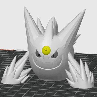 Mô hình 3D Mega Gengar phiên bản Shiny cực ngầu cho người sưu tầm