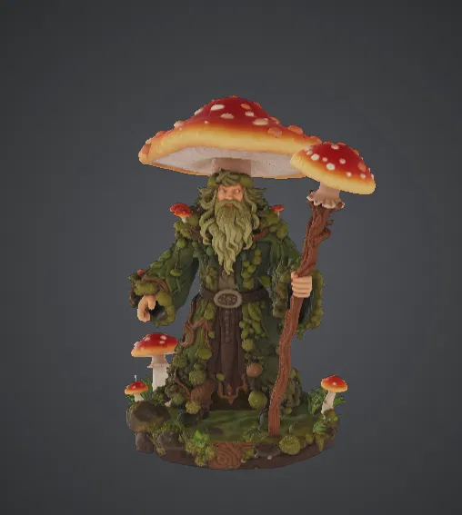 Mô hình Forest Druid Mushroom Wizard (Pháp sư nấm Druid) - Image 1