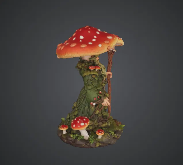 Mô hình Forest Druid Mushroom Wizard (Pháp sư nấm Druid) - Image 2
