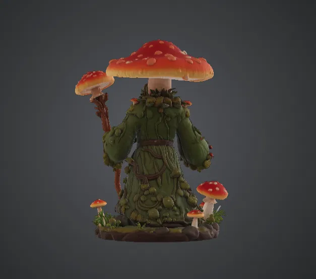 Mô hình Forest Druid Mushroom Wizard (Pháp sư nấm Druid) - Image 3