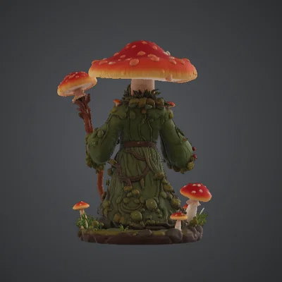 Mô hình Forest Druid Mushroom Wizard (Pháp sư nấm Druid)