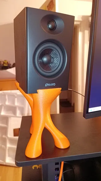 Chân đế loa để bàn 120x110mm thiết kế nghiêng tối ưu âm thanh - Image 1