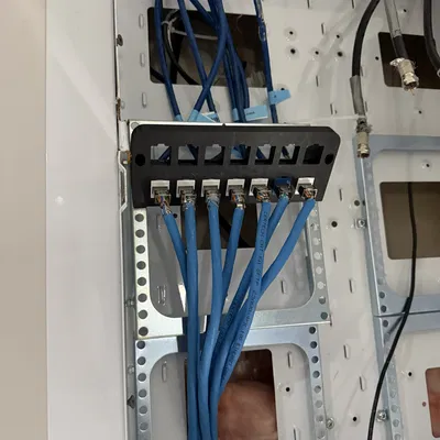 Bảng đấu nối Keystone 14 cổng cho tủ mạng gia đình