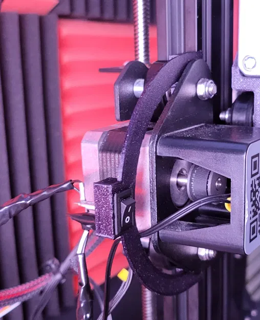 Ngàm gắn công tắc đèn cho Ender 3 - Image 1