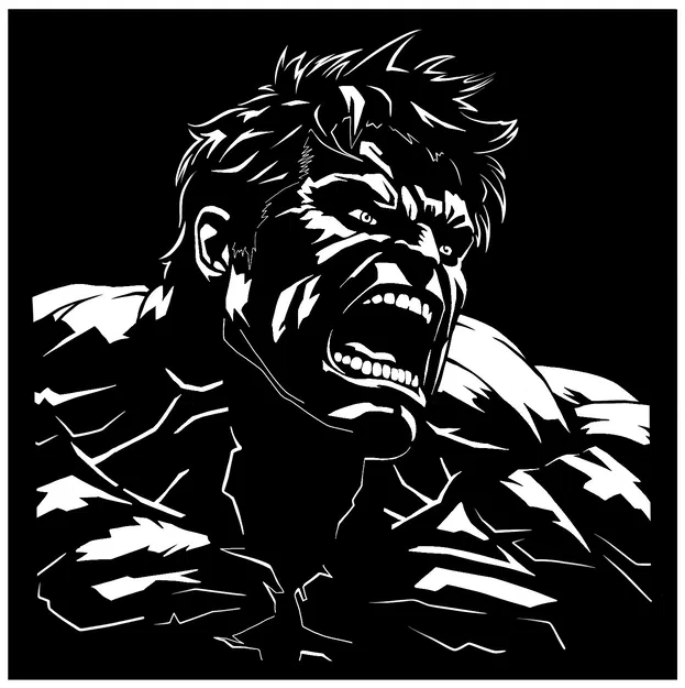 Mô hình trang trí tường Hulk 3D - Wall Art cực chất cho fan Marvel - Image 1