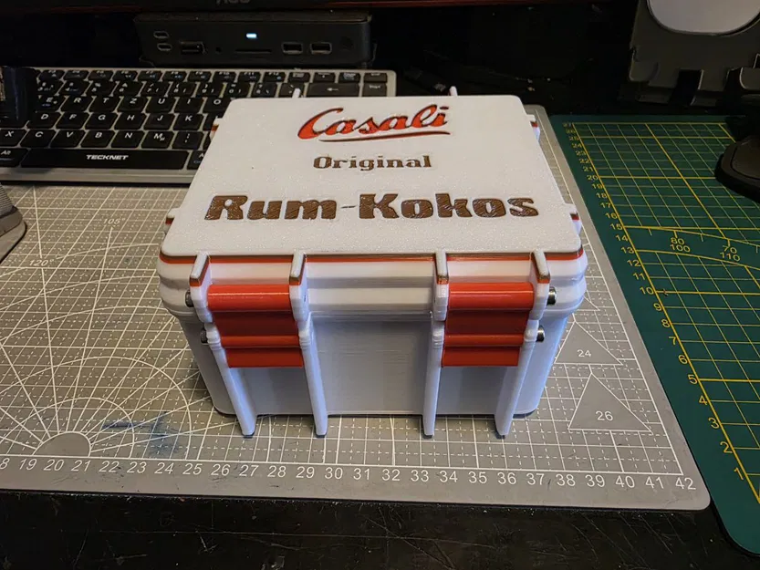 Hộp đựng đồ in 3D đa năng phong cách Rum-Kokos tiện lợi - Image 1