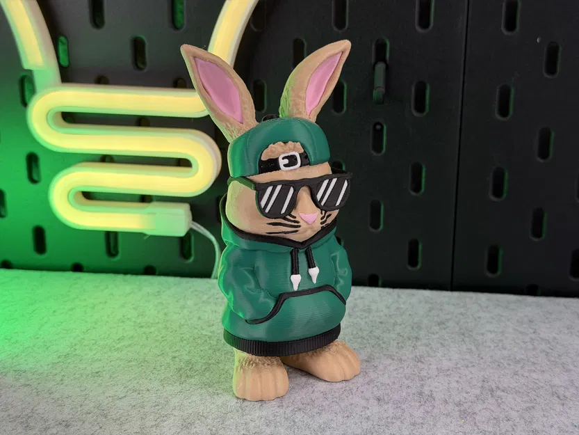 Cool Bunny - Chú thỏ cá tính với phong cách cực ngầu - Image 1