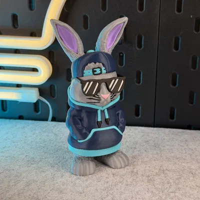 Cool Bunny - Chú thỏ cá tính với phong cách cực ngầu