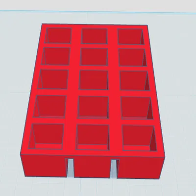 Khuôn làm đá 15 ngăn (ice maker cube) - Thiết kế in 3D với nhựa TPU