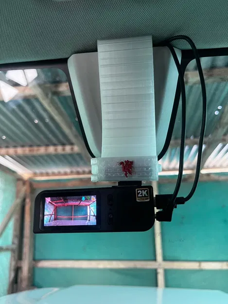 Ngàm gắn Dashcam chuyên dụng cho Mahindra Thar (In 3D) - Image 2