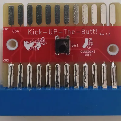 Vỏ hộp cho card Reset Kick-Up-The-Butt dành cho C64/VIC-20