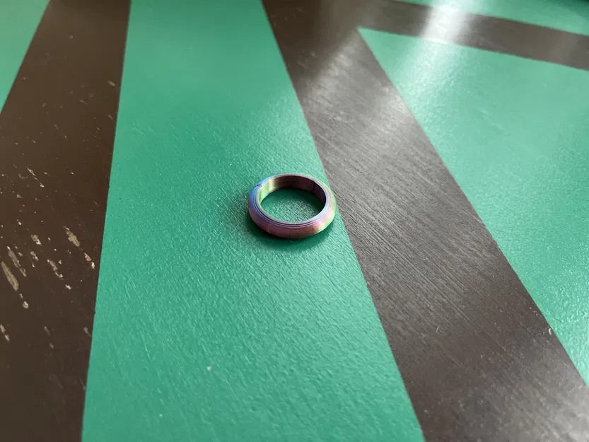 Mẫu Nhẫn Trơn (Obrączka) Đơn Giản Cho In 3D - Image 1