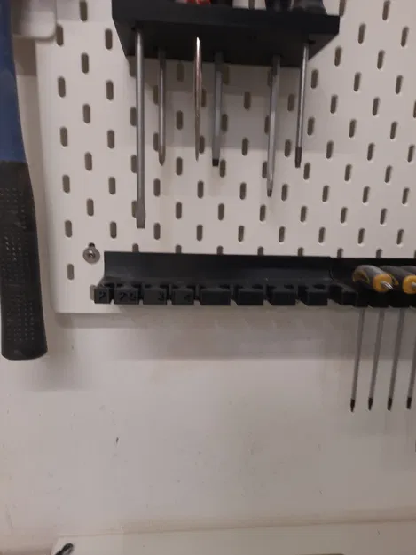 Giá treo bộ lục giác Proxxon cho bảng treo dụng cụ Ikea Skadis - Image 1